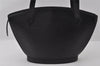 Louis Vuitton Epi Saint Jacques Poignet Long Shoulder Bag Black M52332 LV 4760I