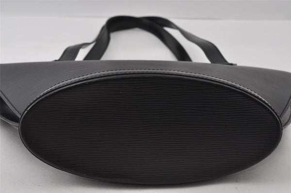 Louis Vuitton Epi Saint Jacques Poignet Long Shoulder Bag Black M52332 LV 4760I