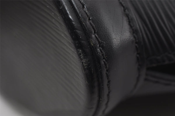 Louis Vuitton Epi Saint Jacques Poignet Long Shoulder Bag Black M52332 LV 4760I