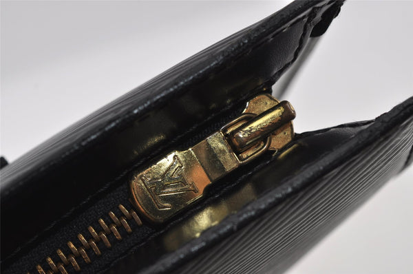 Louis Vuitton Epi Saint Jacques Poignet Long Shoulder Bag Black M52332 LV 4760I