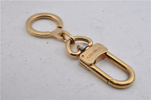 Authentic LOUIS VUITTON Charm Key Chain Anokre Gold M62694 LV 4761C