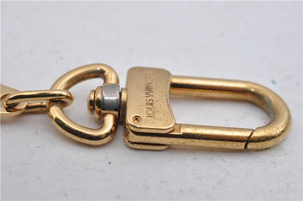 Authentic LOUIS VUITTON Charm Key Chain Anokre Gold M62694 LV 4761C