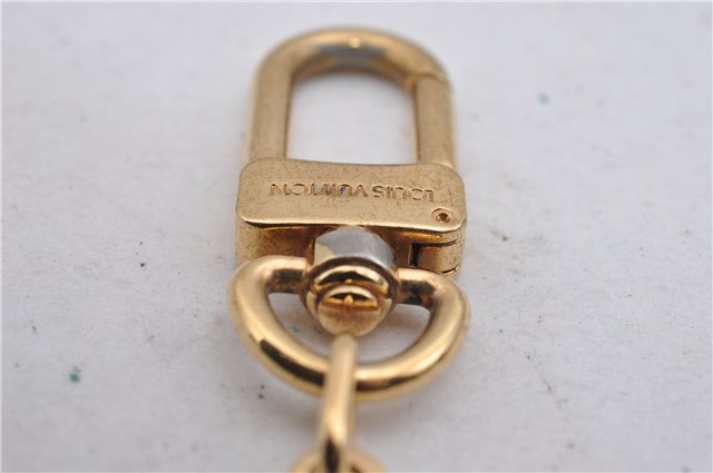 Authentic LOUIS VUITTON Charm Key Chain Anokre Gold M62694 LV 4761C