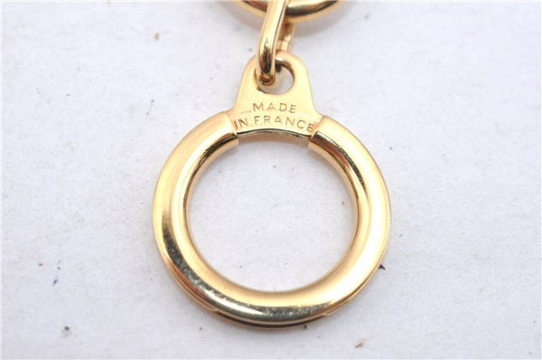 Authentic LOUIS VUITTON Charm Key Chain Anokre Gold M62694 LV 4761C