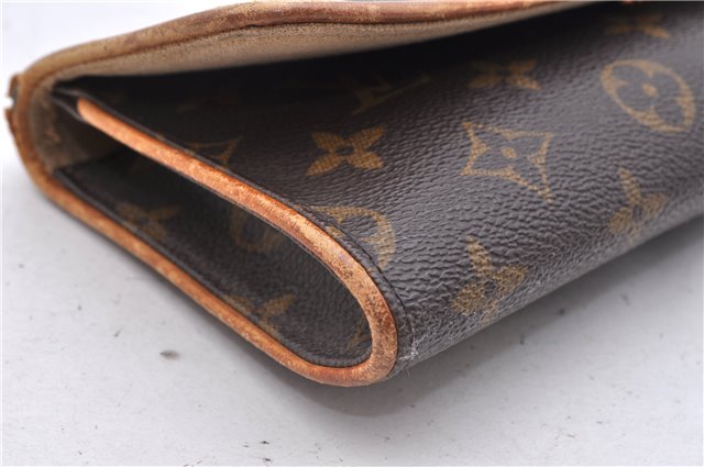 Authentic Louis Vuitton Monogram Pochette Twin GM Shoulder Bag M51852 LV 4761D