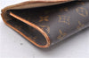 Authentic Louis Vuitton Monogram Pochette Twin GM Shoulder Bag M51852 LV 4761D