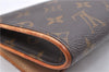 Authentic Louis Vuitton Monogram Pochette Twin GM Shoulder Bag M51852 LV 4761D