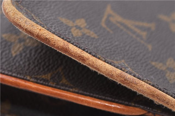 Authentic Louis Vuitton Monogram Pochette Twin GM Shoulder Bag M51852 LV 4761D