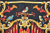 Authentic HERMES Carre 90 Scarf "ORGAUPHONE ET AUTRES" Silk Black Box 4761F