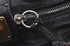 Authentic Chloe Paddington Vintage Leather Shoulder Hand Bag Black 4761I