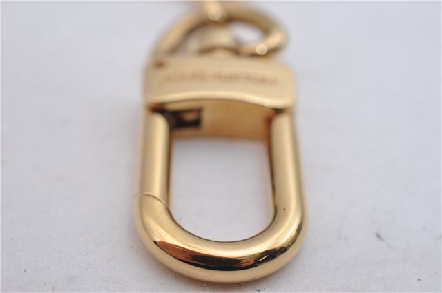 Authentic LOUIS VUITTON Charm Key Chain Anokre Gold M62694 LV 4762C