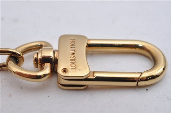 Authentic LOUIS VUITTON Charm Key Chain Anokre Gold M62694 LV 4762C