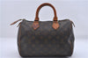 Authentic Louis Vuitton Monogram Speedy 25 Boston Hand Bag M41528 LV 4762D