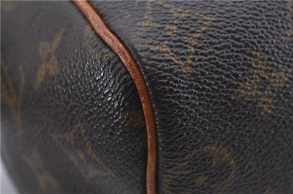 Authentic Louis Vuitton Monogram Speedy 25 Boston Hand Bag M41528 LV 4762D