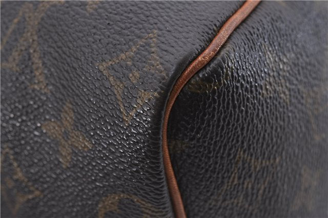 Authentic Louis Vuitton Monogram Speedy 25 Boston Hand Bag M41528 LV 4762D
