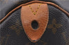 Authentic Louis Vuitton Monogram Speedy 25 Boston Hand Bag M41528 LV 4762D