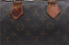 Authentic Louis Vuitton Monogram Speedy 25 Boston Hand Bag M41528 LV 4762D