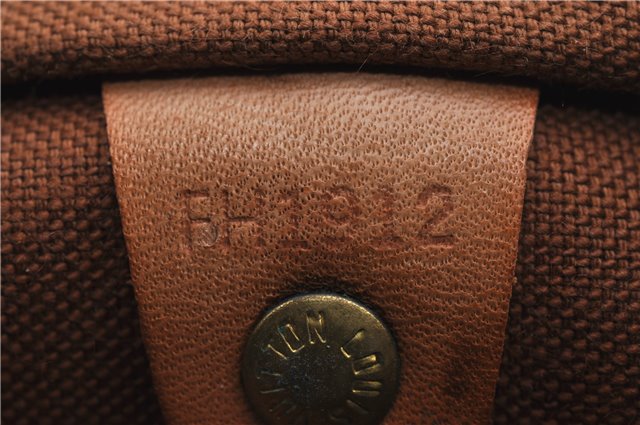 Authentic Louis Vuitton Monogram Speedy 25 Boston Hand Bag M41528 LV 4762D