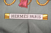 Authentic HERMES Carre 90 Scarf "LES OISEAUX DU ROY" Silk Green Box 4762F