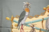 Authentic HERMES Carre 90 Scarf "LES OISEAUX DU ROY" Silk Green Box 4762F