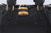 Authentic Chloe Paddington Leather Shoulder Hand Bag Black 4763D