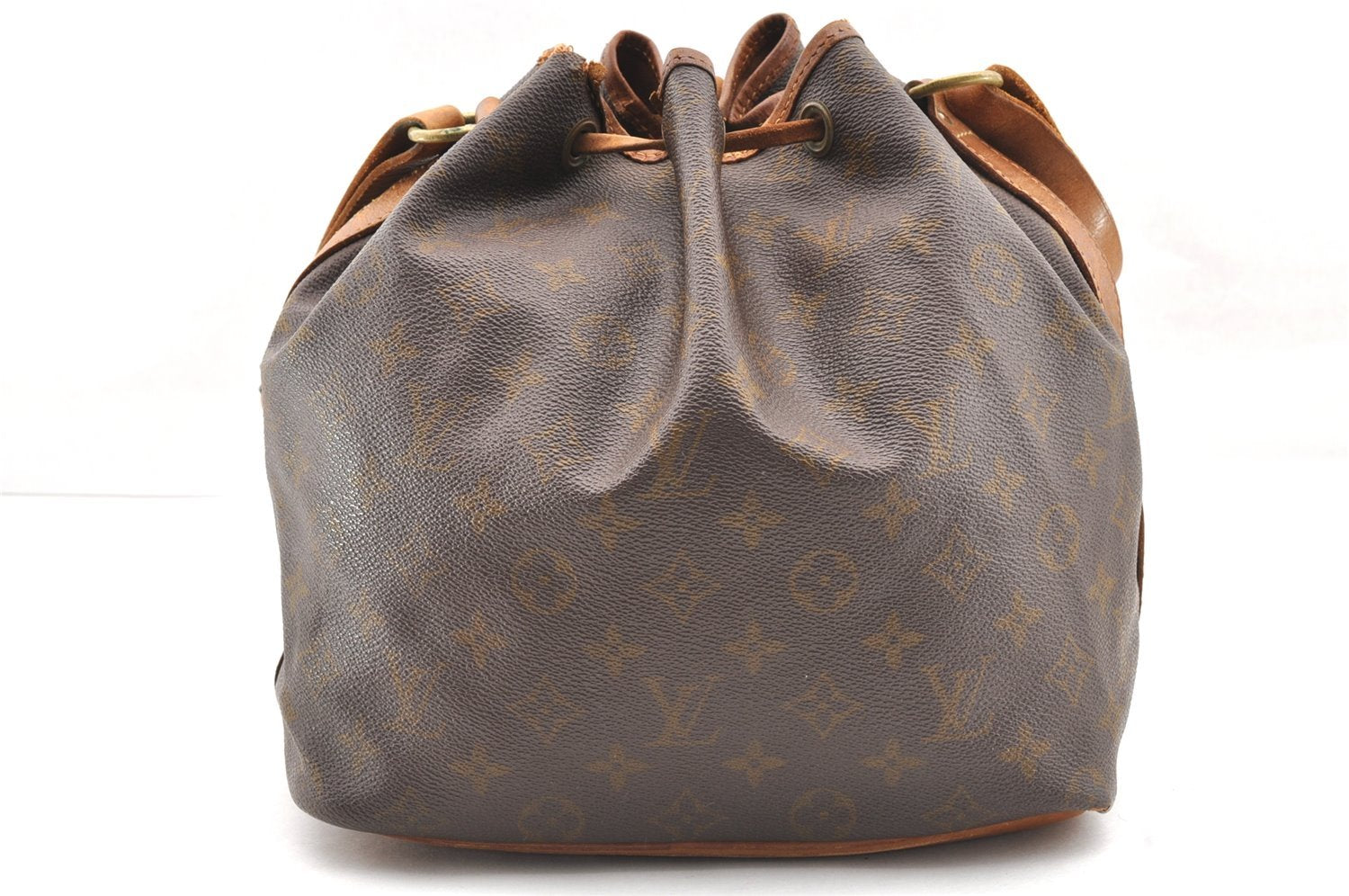 Authentic Louis Vuitton Monogram Petit Noe Drawstring Bag Old Model LV 4763I