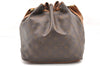 Authentic Louis Vuitton Monogram Petit Noe Drawstring Bag Old Model LV 4763I
