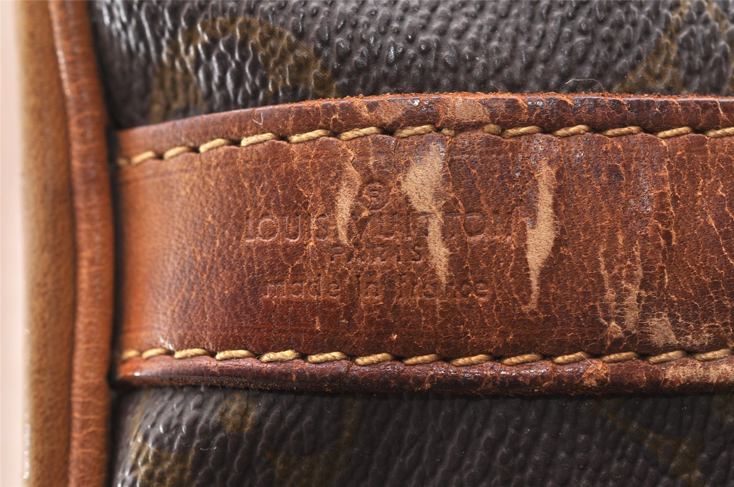 Authentic Louis Vuitton Monogram Petit Noe Drawstring Bag Old Model LV 4763I