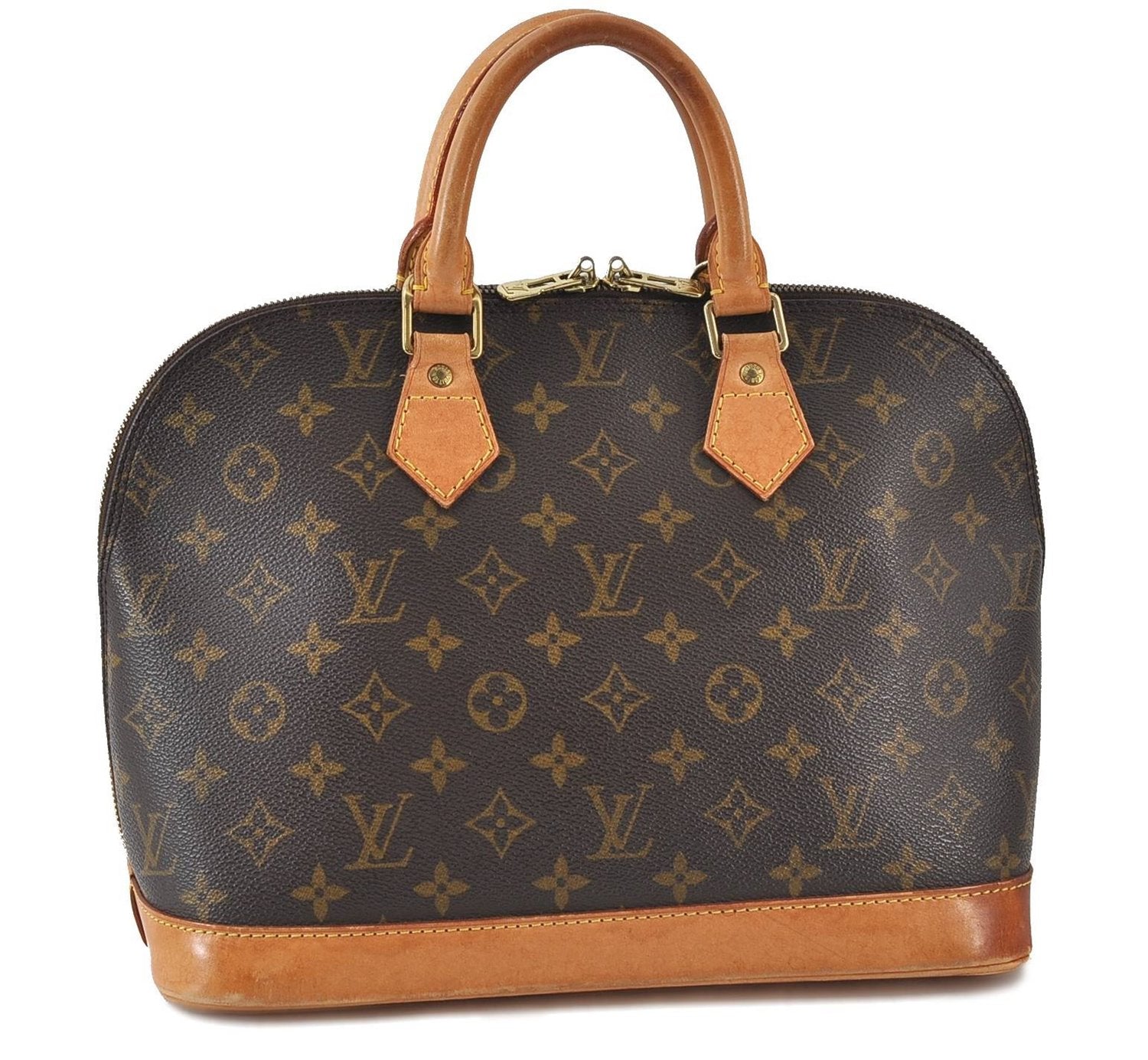Authentic Louis Vuitton Monogram Alma Hand Bag Purse M51130 LV 4764D