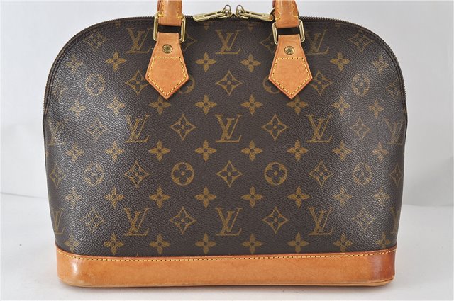 Authentic Louis Vuitton Monogram Alma Hand Bag Purse M51130 LV 4764D