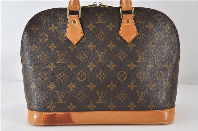 Authentic Louis Vuitton Monogram Alma Hand Bag Purse M51130 LV 4764D