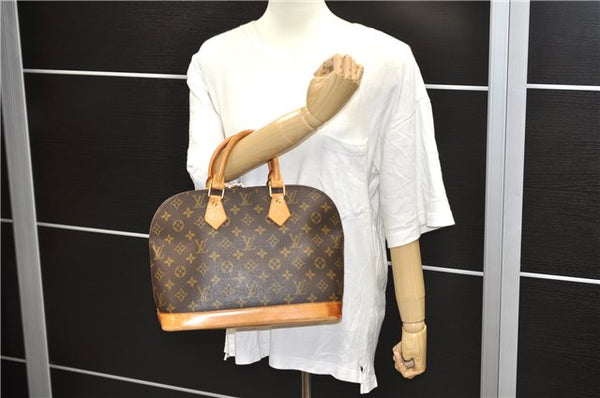 Authentic Louis Vuitton Monogram Alma Hand Bag Purse M51130 LV 4764D