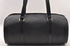 Authentic Louis Vuitton Epi Soufflot Black Hand Bag M52222 LV 4764I