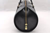 Authentic Louis Vuitton Epi Soufflot Black Hand Bag M52222 LV 4764I