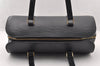 Authentic Louis Vuitton Epi Soufflot Black Hand Bag M52222 LV 4764I
