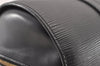 Authentic Louis Vuitton Epi Soufflot Black Hand Bag M52222 LV 4764I