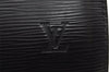 Authentic Louis Vuitton Epi Soufflot Black Hand Bag M52222 LV 4764I