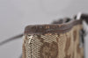 Authentic GUCCI Shoulder Tote Bag GG Canvas Leather 0021098 Brown Junk 4767I