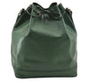 Authentic Louis Vuitton Epi Noe Shoulder Drawstring Bag Green M44004 LV 4768I