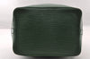 Authentic Louis Vuitton Epi Noe Shoulder Drawstring Bag Green M44004 LV 4768I