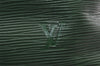 Authentic Louis Vuitton Epi Noe Shoulder Drawstring Bag Green M44004 LV 4768I