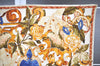 Authentic CHANEL Scarf Vintage Flower Motif CC Logo Silk White 4770I