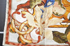 Authentic CHANEL Scarf Vintage Flower Motif CC Logo Silk White 4770I