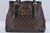 Authentic Louis Vuitton Damier Hampstead MM Shoulder Tote Bag N51204 LV 4771D