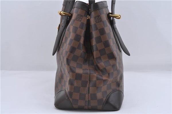 Authentic Louis Vuitton Damier Hampstead MM Shoulder Tote Bag N51204 LV 4771D