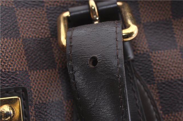 Authentic Louis Vuitton Damier Hampstead MM Shoulder Tote Bag N51204 LV 4771D