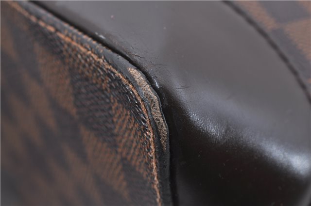 Authentic Louis Vuitton Damier Hampstead MM Shoulder Tote Bag N51204 LV 4771D