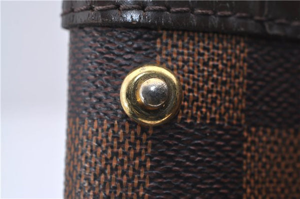 Authentic Louis Vuitton Damier Hampstead MM Shoulder Tote Bag N51204 LV 4771D