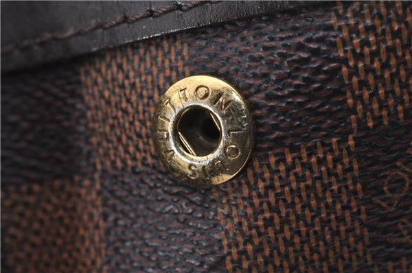 Authentic Louis Vuitton Damier Hampstead MM Shoulder Tote Bag N51204 LV 4771D