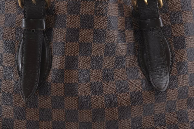 Authentic Louis Vuitton Damier Hampstead MM Shoulder Tote Bag N51204 LV 4771D